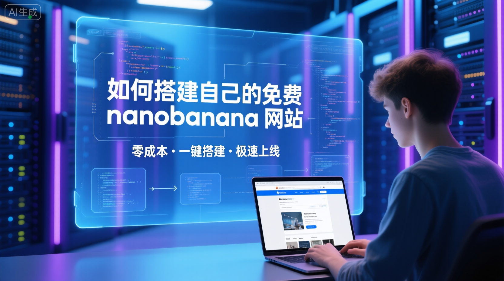 如何搭建自己的免费nanobanana网站