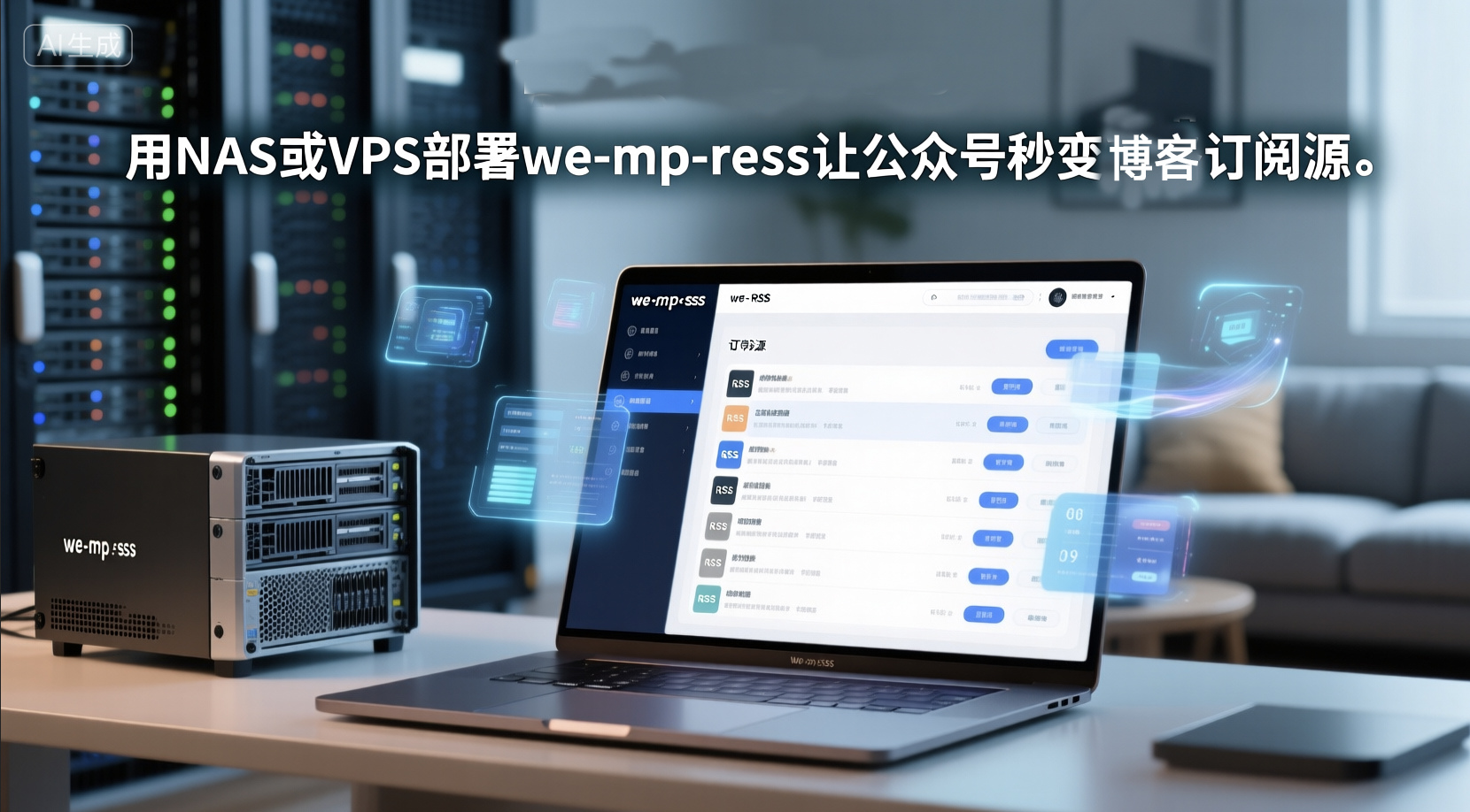 用NAS或VPS部署we-mp-rss让公众号秒变博客订阅源!